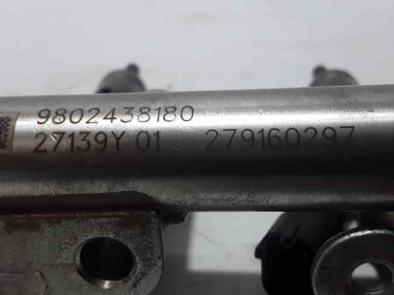 Recambio de rampa inyectora para peugeot 208 1.2 12v e-thp referencia OEM IAM 9802438180  