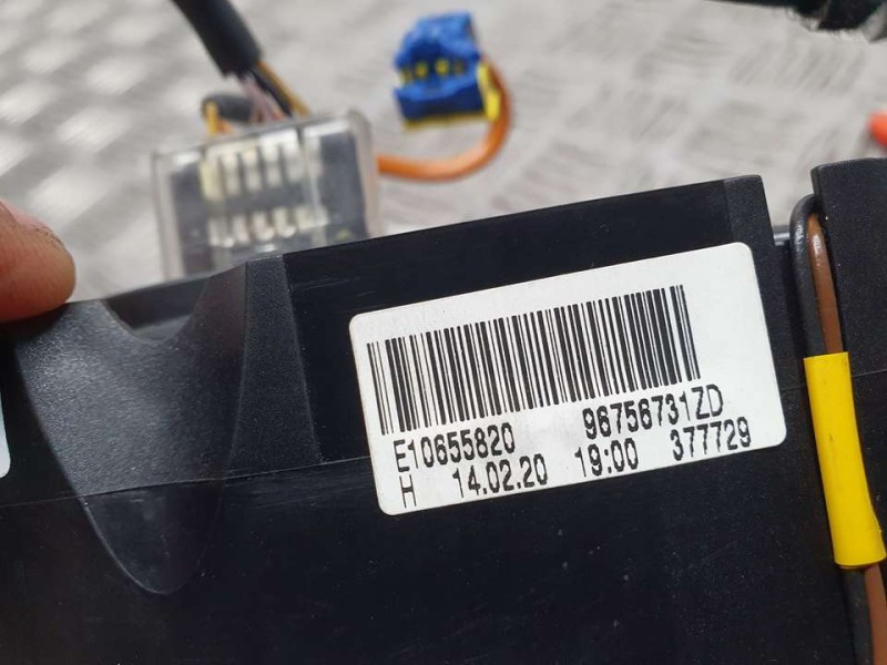 Recambio de mando luces y limpia para peugeot 308 gt referencia OEM IAM 96756731ZD E10655820 