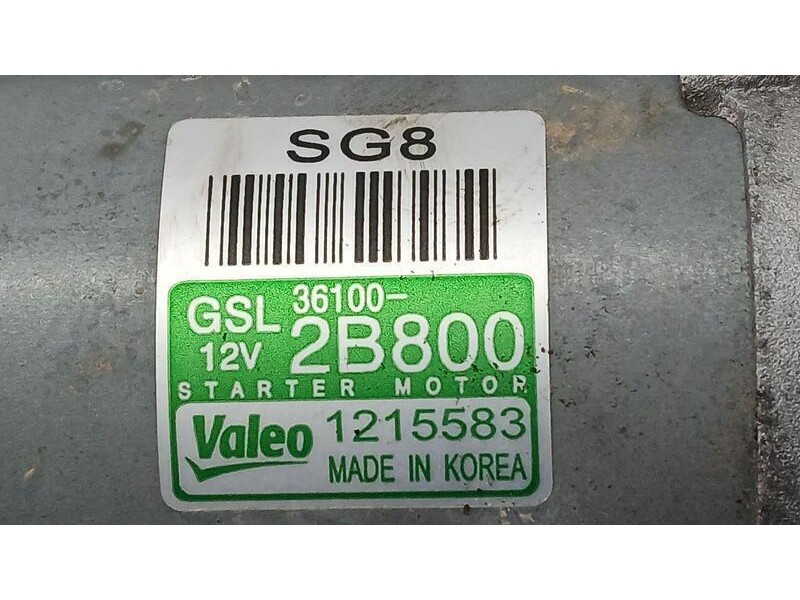 Recambio de motor arranque para kia sportage iv (ql, qle) 1.6 gdi referencia OEM IAM 361002B800 VALEO 1215583