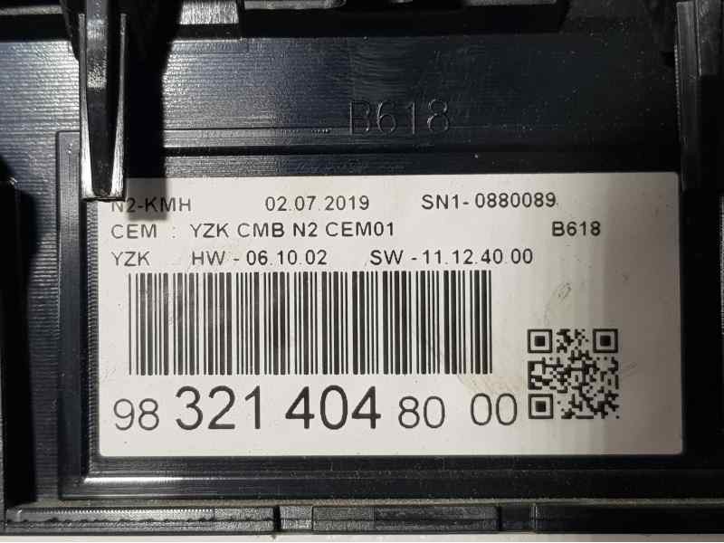 Recambio de cuadro instrumentos para citroën c3 feel referencia OEM IAM 983214048000 SN10880089 