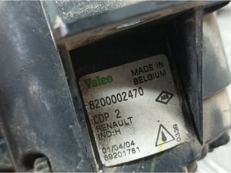 Recambio de faro antiniebla derecho para renault espace iv (jk0) privilege referencia OEM IAM 8200002470 89201781 VALEO
