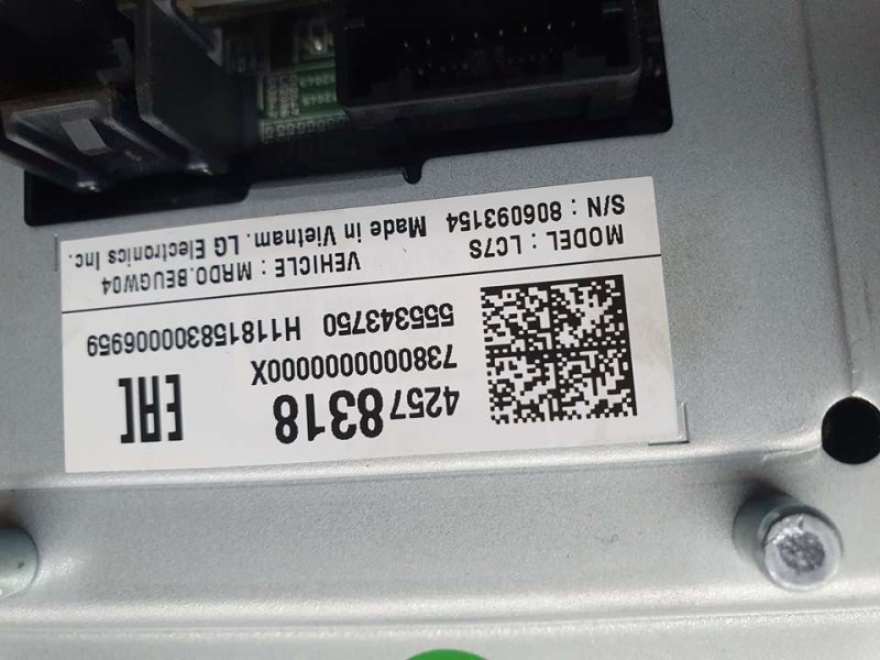 Recambio de sistema navegacion gps para opel astra k lim. 5türig selective start/stop referencia OEM IAM 42578318 555343750 