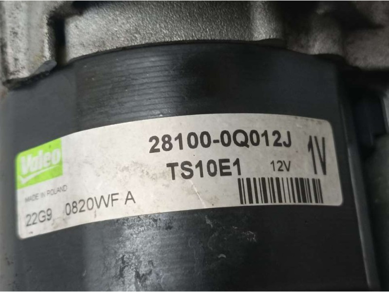 Recambio de motor arranque para toyota aygo (kgb/wnb) básico referencia OEM IAM 281000Q012J TS10E1 VALEO
