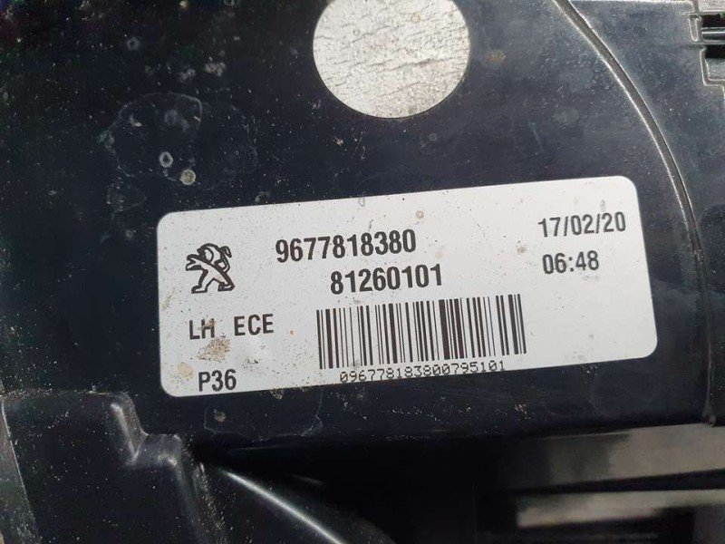 Recambio de piloto trasero izquierdo para peugeot 308 gt referencia OEM IAM 9677818380 81260101 INTERIOR