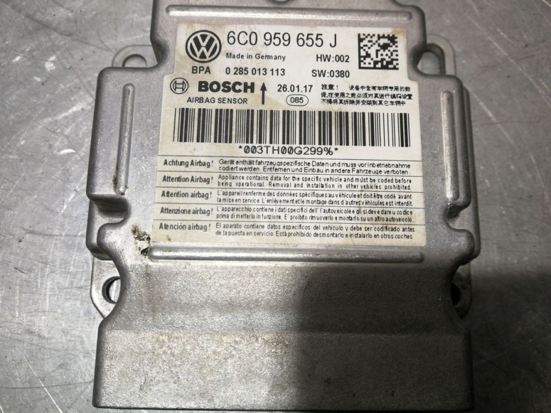 Recambio de kit airbag para volkswagen polo (6r1) crosspolo referencia OEM IAM 6C0959655J  