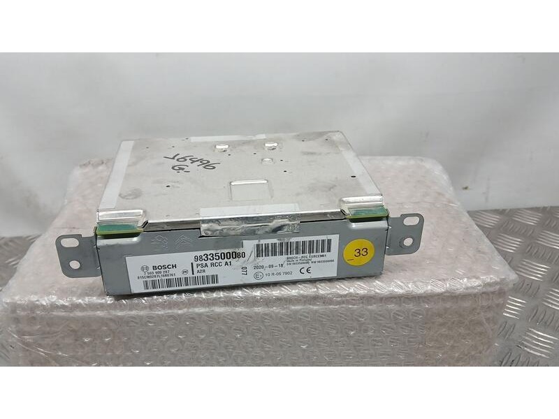 Recambio de sistema audio / radio para peugeot 308 ii (lb_, lp_, lw_, lh_, l3_) 1.5 bluehdi 100 referencia OEM IAM 9833500080 BO
