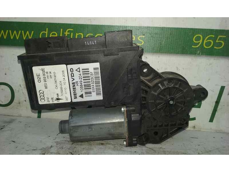 Recambio de motor elevalunas trasero derecho para audi a4 avant (8e) 2.0 tdi referencia OEM IAM 5WK49205CBF 8E0959802E ELECTRICO