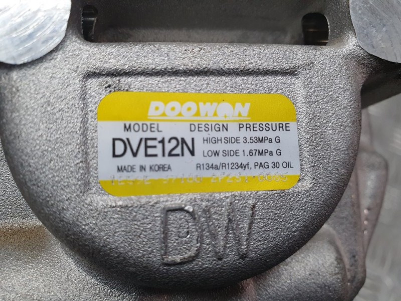 Recambio de compresor aire acondicionado para kia rio (yb) hibrid referencia OEM IAM 1E59E37100 DOOWON 
