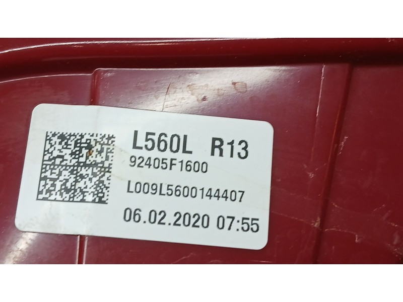 Recambio de piloto trasero izquierdo interior para kia sportage iv (ql, qle) 1.6 gdi referencia OEM IAM 92405F1600 ROZADO 