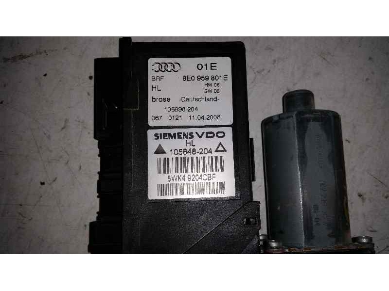 Recambio de motor elevalunas trasero izquierdo para audi a4 avant (8e) 2.0 tdi referencia OEM IAM   ELECTRICO