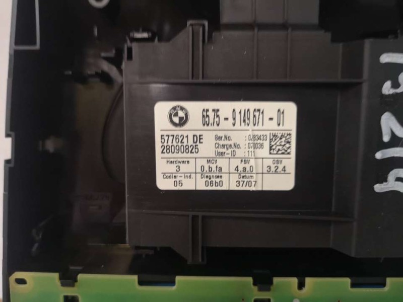 Recambio de luz interior para bmw serie 1 berlina (e81/e87) 118d referencia OEM IAM 6575914967101  TRASERA