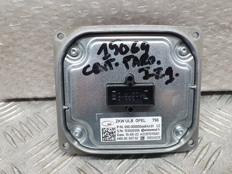 Recambio de centralita faro para opel astra k lim. 5türig dynamic start/stop referencia OEM IAM 153920356 A2C87070001 IZQ CONTIN