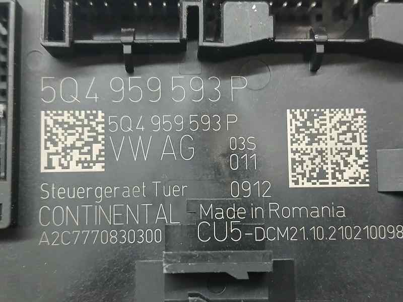 Recambio de modulo electronico para cupra formentor basis referencia OEM IAM 5Q4959593P A2C7770830300 CONTINENTAL