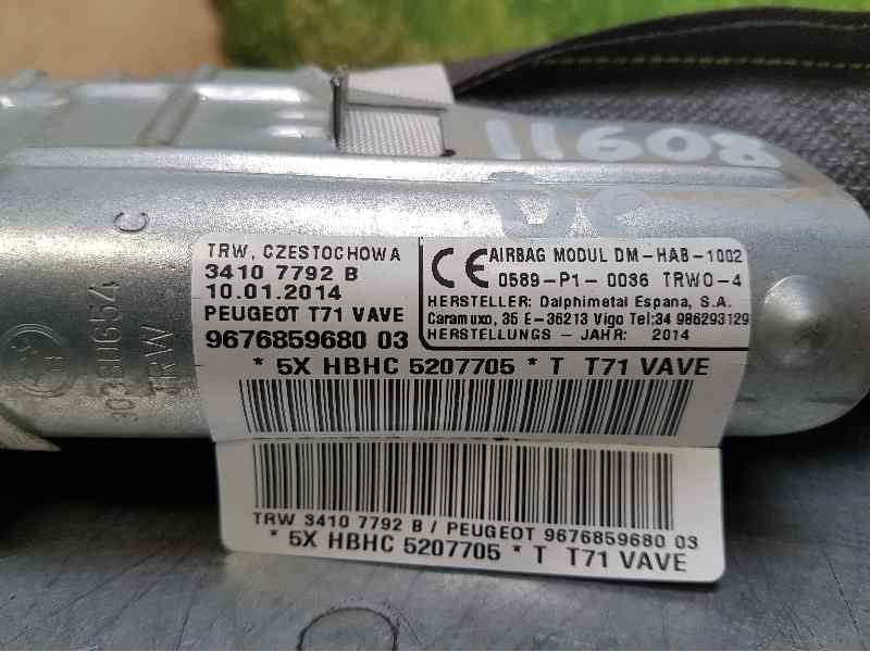 Recambio de airbag cortina delantero derecho para peugeot 308 sw active referencia OEM IAM 9805768380 34107792B TRW