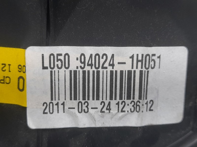 Recambio de cuadro instrumentos para kia cee´d sporty wagon lx referencia OEM IAM 940241H501  