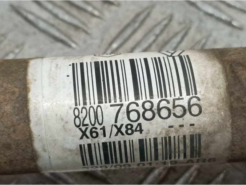 Recambio de transmision delantera derecha para renault kangoo profesional referencia OEM IAM 8200768656  