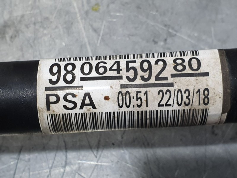 Recambio de transmision delantera derecha para citroën c4 cactus live referencia OEM IAM 9806459280  