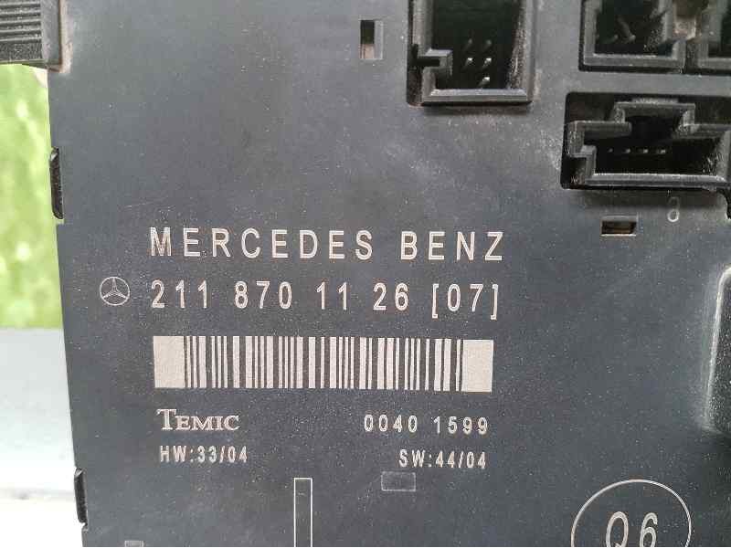 Recambio de centralita cierre para mercedes-benz clase e (w211) berlina e 350 (211.056) referencia OEM IAM 2118701126 LADO IZQUI