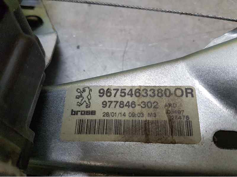 Recambio de elevalunas trasero derecho para peugeot 308 sw active referencia OEM IAM 9826080380 977846302 ELECTRICO 6 PINS