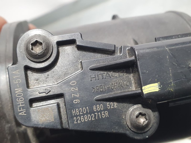 Recambio de caudalimetro para dacia sandero comfort referencia OEM IAM 8201680522 AFH60M51A HITACHI