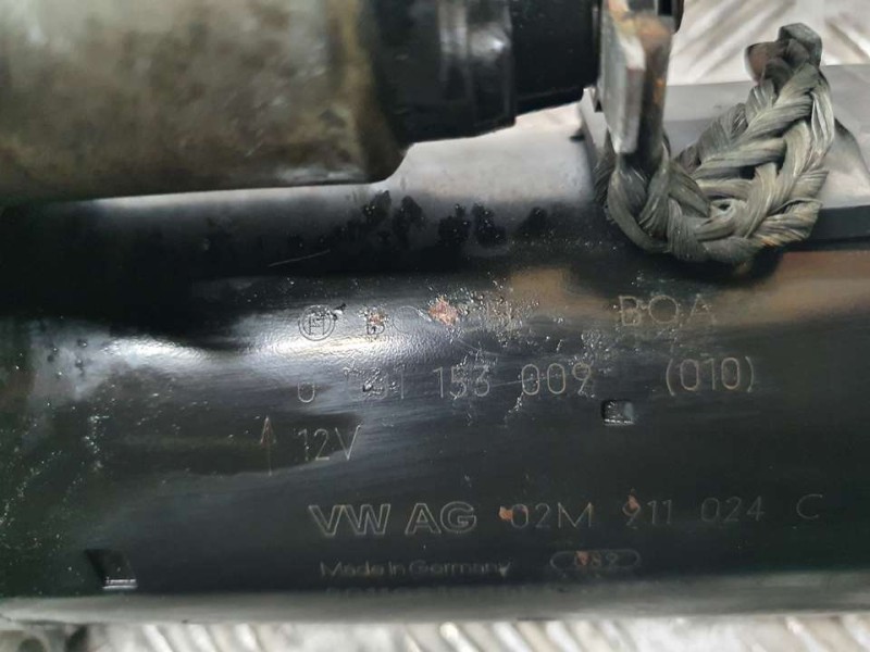 Recambio de motor arranque para volkswagen tiguan (5n2) t1 bluemotion referencia OEM IAM 02M911024 0001153009 