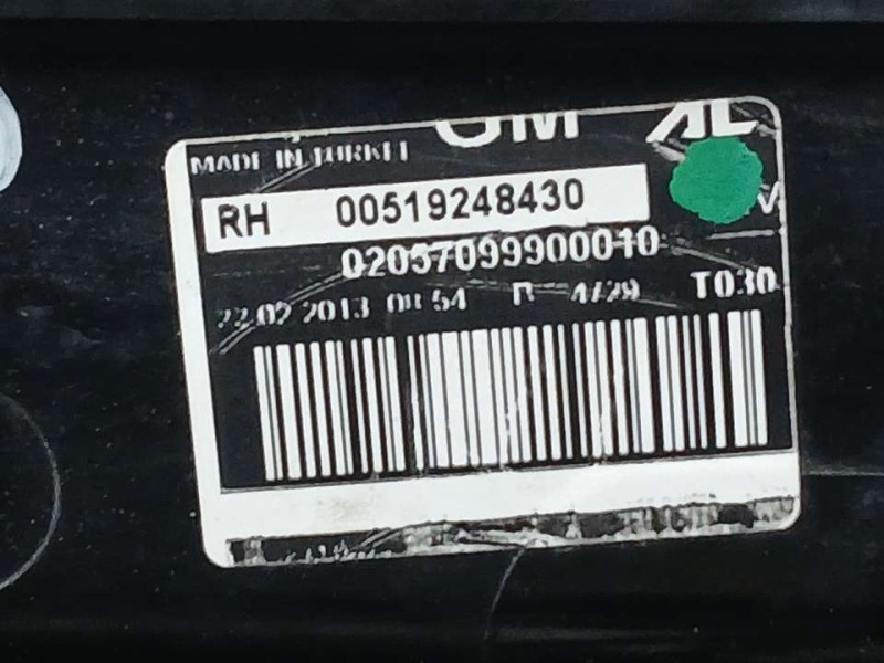 Recambio de piloto trasero derecho para opel combo d expression l1h1 referencia OEM IAM 519248430  