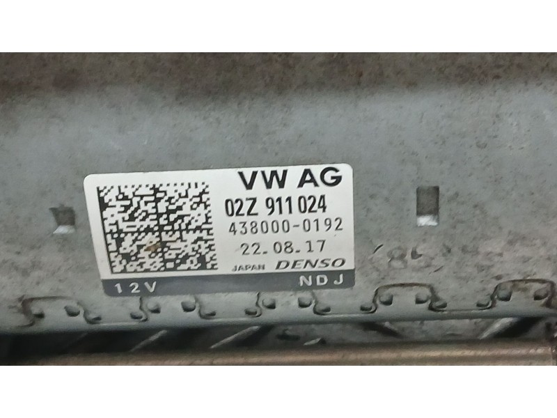 Recambio de motor arranque para seat leon (5f1) 1.4 tsi referencia OEM IAM 02Z911024 DENSO 4380000192