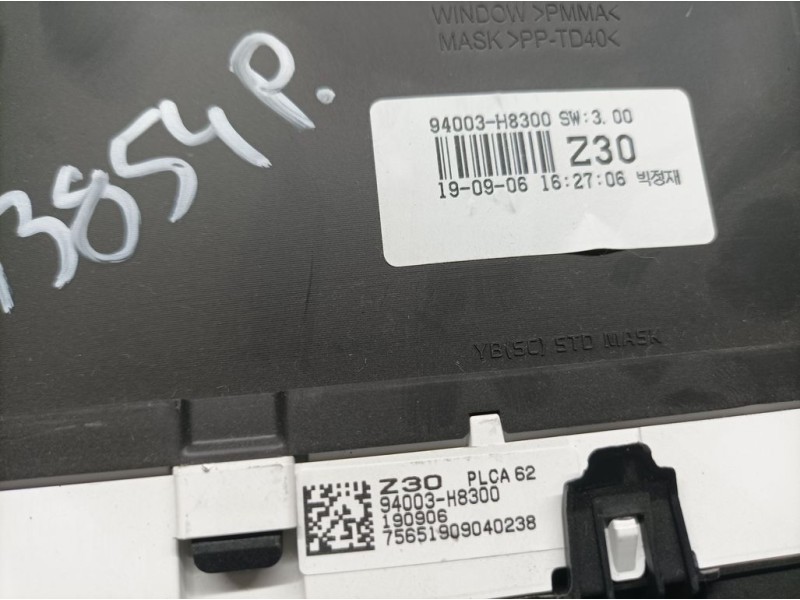 Recambio de cuadro instrumentos para kia stonic (ybcuv) tech referencia OEM IAM 94003H8300 190906 