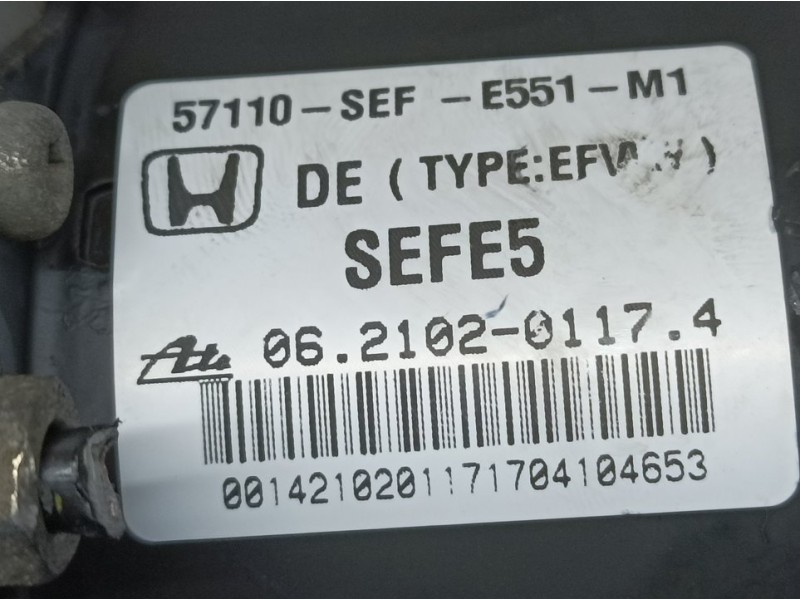 Recambio de abs para honda accord berlina (cl/cn) 2.2i ctdi executive referencia OEM IAM 57110SEFE551M1 06210201174 ATE