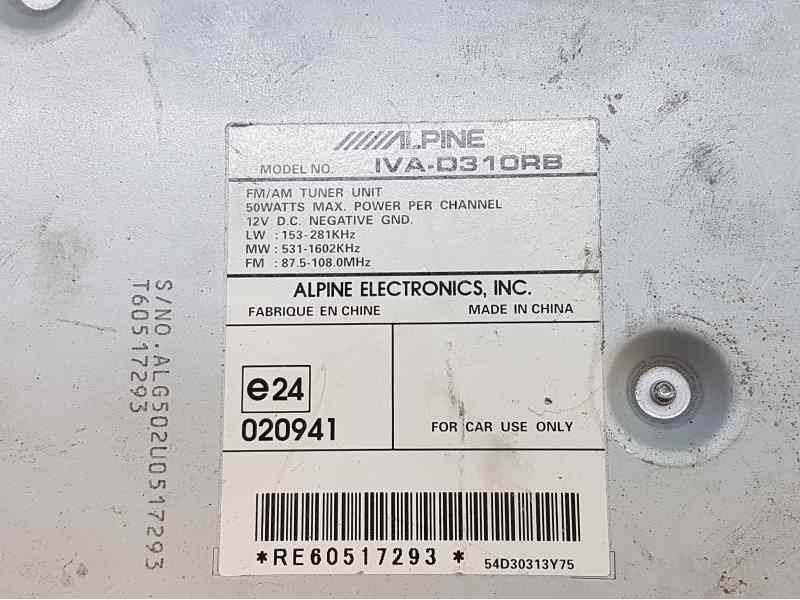 Recambio de centralita sonido para volkswagen golf iv berlina (1j1) gti referencia OEM IAM IVAD310RB  ALPINE