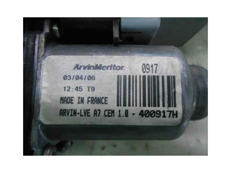 Recambio de elevalunas delantero izquierdo para peugeot 207 x-line referencia OEM IAM 400917H ELECTRICO ARVIN MERITOR