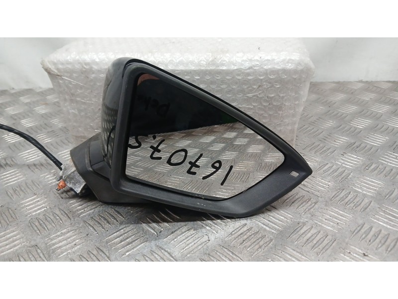 Recambio de retrovisor derecho para seat leon (5f1) 1.4 tsi referencia OEM IAM 5F1857508Q ELECTRICO ABATIBLE 8 Y 4 CABLES 