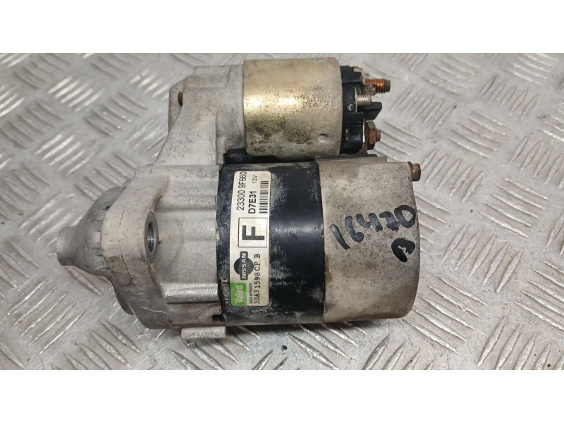 Recambio de motor arranque para nissan almera ii (n16) 1.5 referencia OEM IAM 2330009F660 VALEO D7E31
