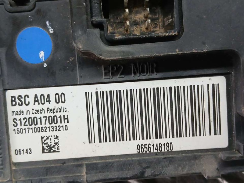 Recambio de caja reles / fusibles para citroën c6 exclusive referencia OEM IAM 9656148180 S120017001H 