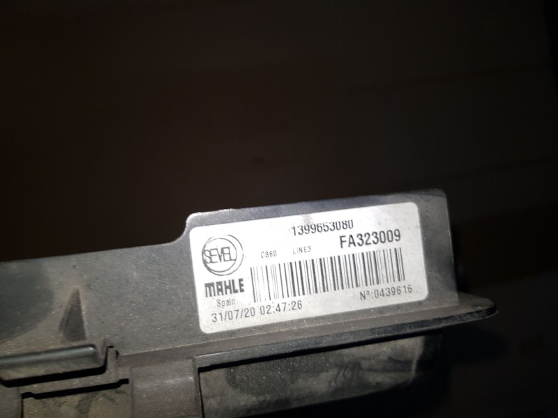 Recambio de electroventilador para peugeot boxer furgón gran volumen 335 l3h3 pro bluehdi 140 stop&start referencia OEM IAM 1399