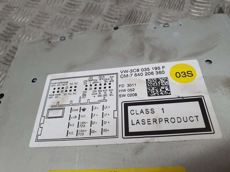 Recambio de sistema navegacion gps para volkswagen tiguan (5n2) t1 bluemotion referencia OEM IAM 3C8035195F 7640206360 BOSCH C/ 