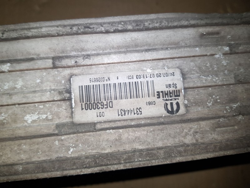 Recambio de intercooler para peugeot boxer furgón gran volumen 335 l3h3 pro bluehdi 140 stop&start referencia OEM IAM 53144431 M