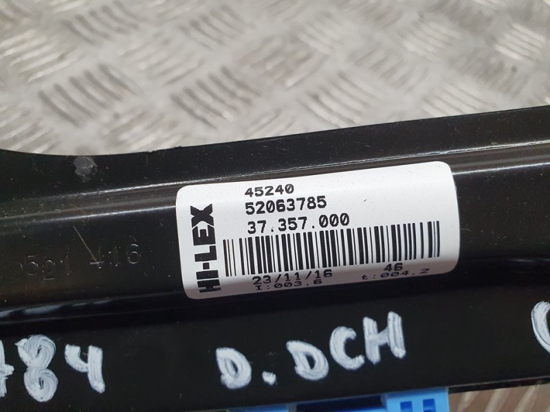 Recambio de elevalunas delantero derecho para fiat doblo ii cargo (263) furgón sx referencia OEM IAM 52063785 HILEX ELECTRICO 6 