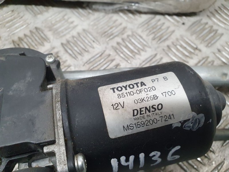 Recambio de motor limpia delantero para toyota corolla verso (r1) 2.2 d-4d luna referencia OEM IAM 851100F020 MS1592007241 DENSO