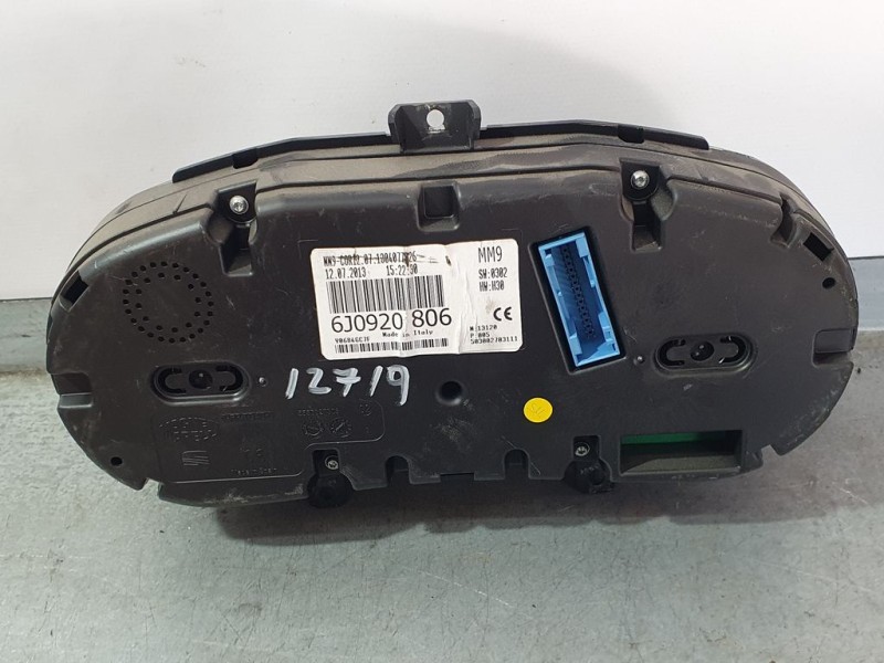 Recambio de cuadro instrumentos para seat ibiza (6j5) reference referencia OEM IAM 6J0920806 503002703111 MAGNETI MARELLI