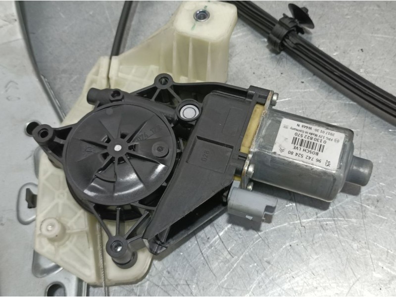 Recambio de elevalunas delantero derecho para citroën c4 cactus rip curl referencia OEM IAM 9810287480 ELECTRICO 2 PINS 96742524