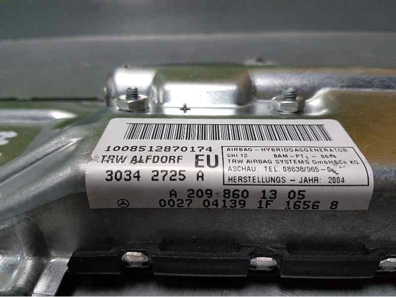 Recambio de airbag lateral delantero izquierdo para mercedes-benz clase clk (w209) coupe 200 compressor (209.342) referencia OEM
