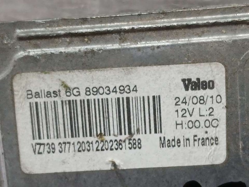 Recambio de centralita faros xenon para renault laguna coupe limited referencia OEM IAM 89034934  VALEO