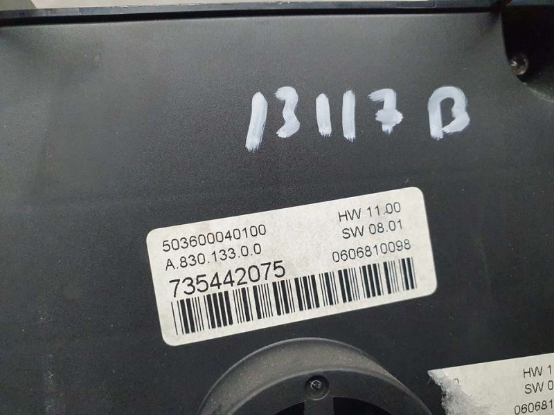 Recambio de mando climatizador para fiat bravo (198) 1.6 16v active multijet (77kw) referencia OEM IAM 735442075 A83013300 