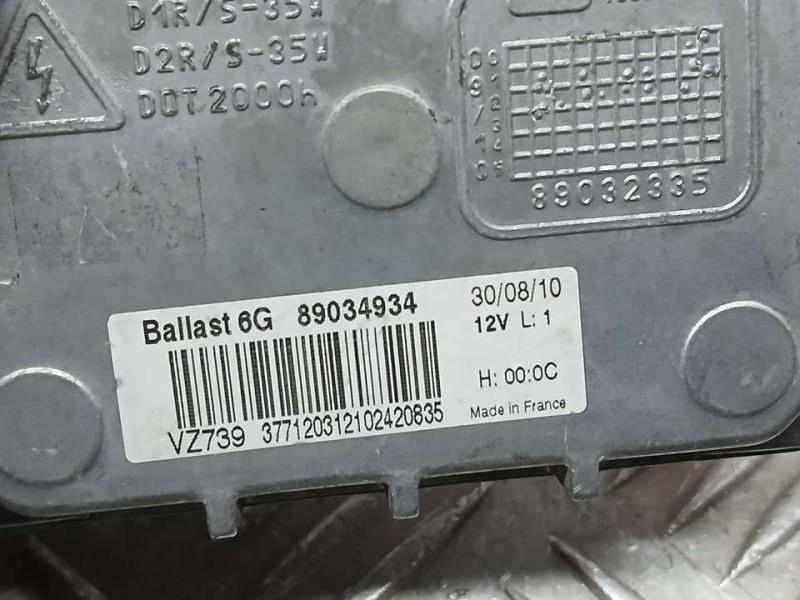 Recambio de centralita faros xenon para renault laguna coupe limited referencia OEM IAM 89034934  