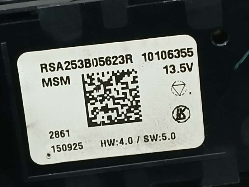 Recambio de mando radio para renault kadjar business referencia OEM IAM 253B05623R 10106355 MANDO GPS