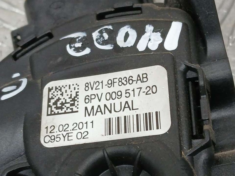 Recambio de potenciometro pedal para ford fiesta (cb1) ghia referencia OEM IAM 8V219F836AB 6PV00951720 