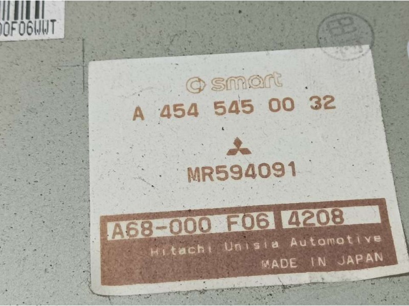 Recambio de centralita direccion para smart forfour básico (70kw) referencia OEM IAM A4545450032 MR594091 HITACHI