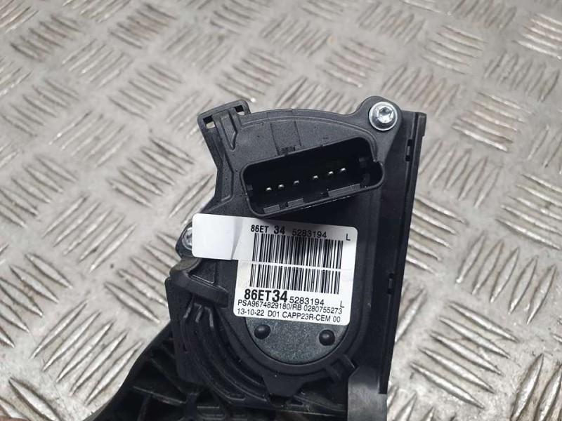 Recambio de potenciometro pedal para peugeot 508 gt line referencia OEM IAM 9674829180 0280755273 