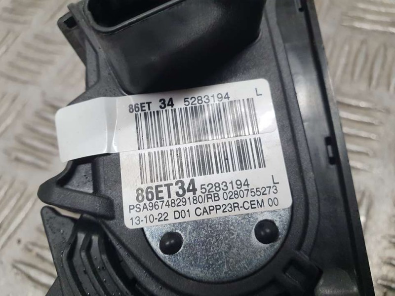 Recambio de potenciometro pedal para peugeot 508 gt line referencia OEM IAM 9674829180 0280755273 